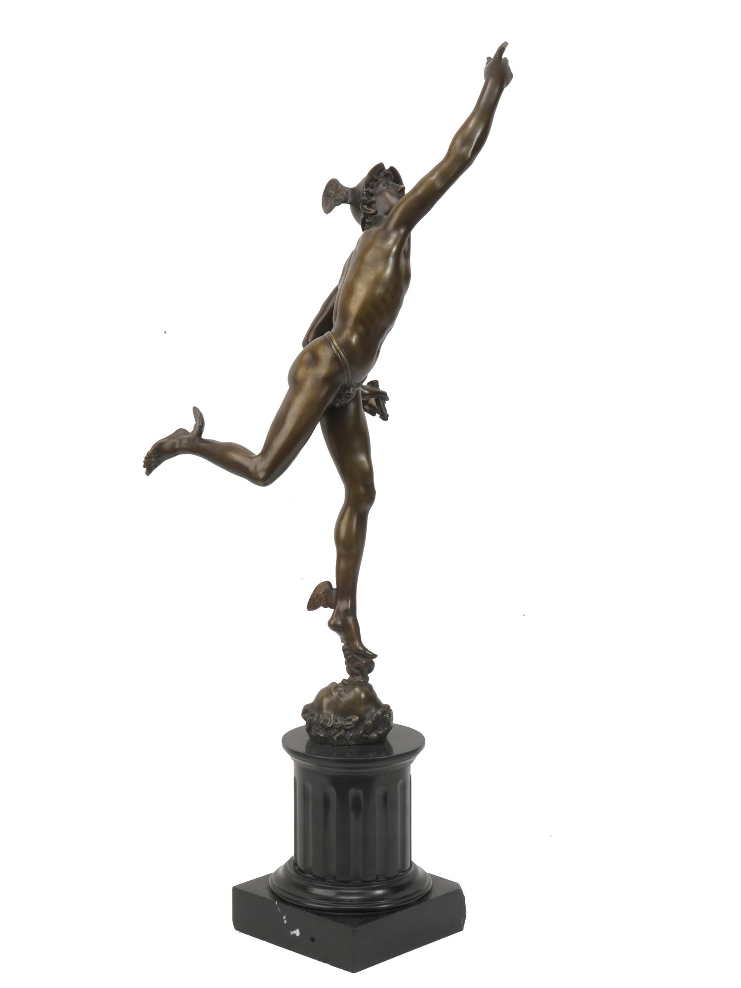 BRONZE FIGURE FLYING MERCURY AFTER GIAMBOLOGNA PIC-4